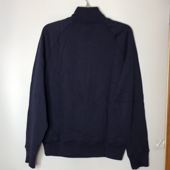 NWT Seattle Seahawks Womens OTS 1/4 zip Fleece Foil Navy NFL Team Apparel LARGE - Picture 7 of 9